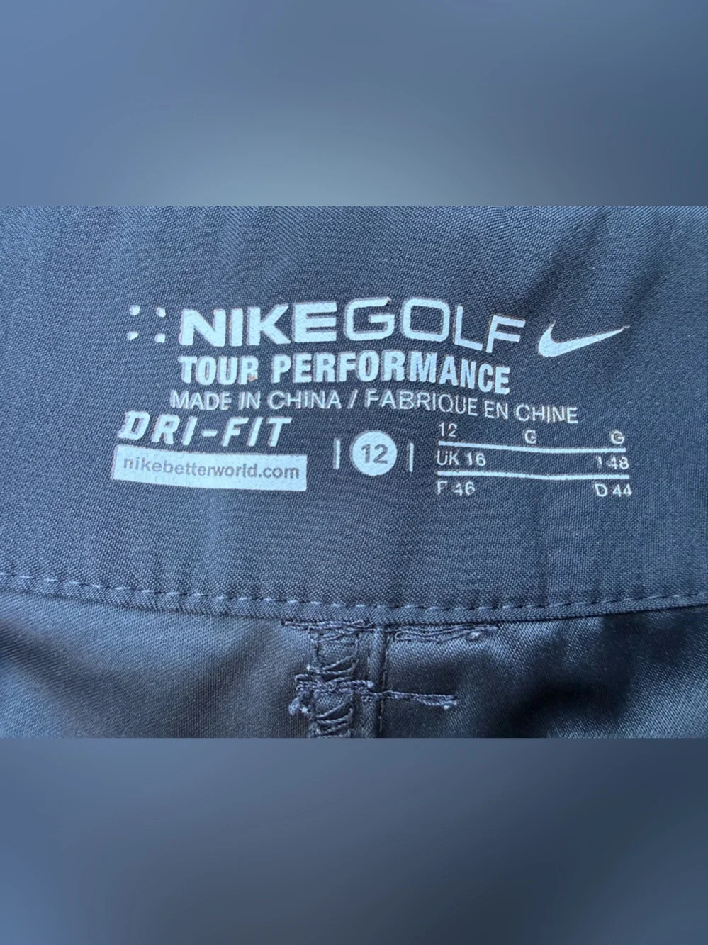 Nike Slate Blue Performance Golf Pants with Subtle Swoosh